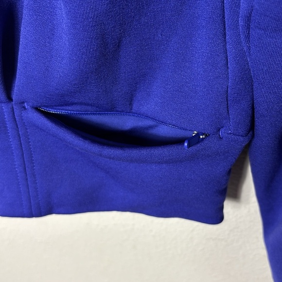 Athleta Sweatshirt size small Purple Blue Indigo Altitude Polartec Half Zip - Picture 5 of 11